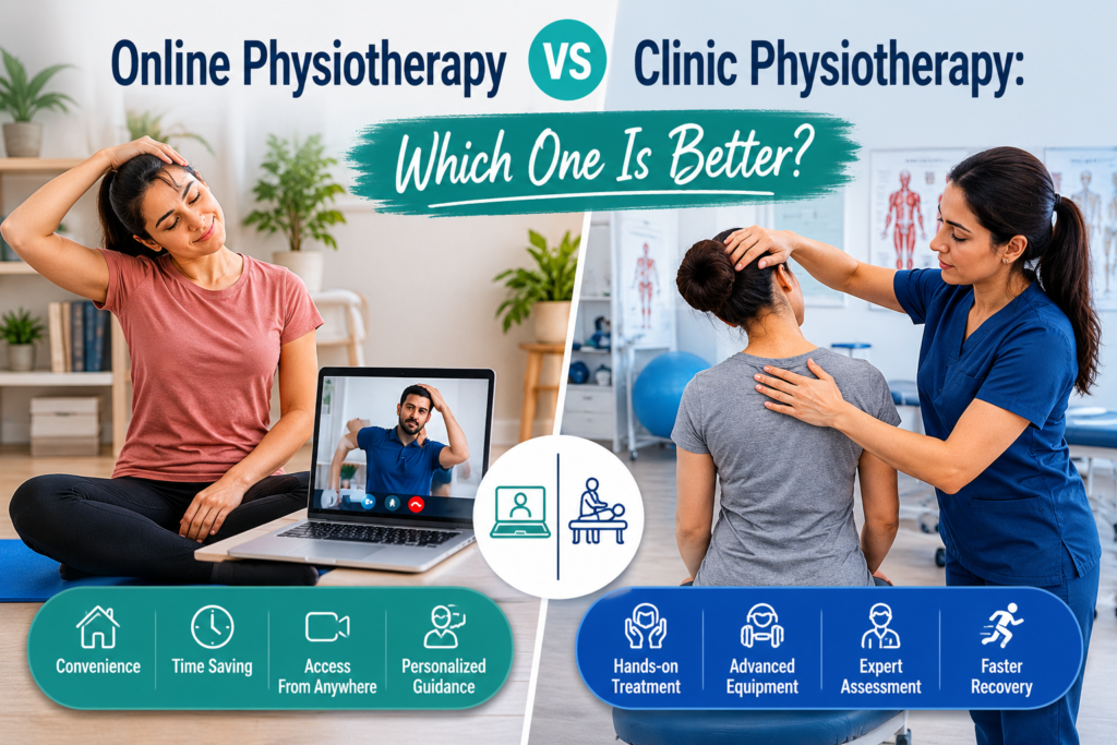 Online vs Clinic Physiotherapy