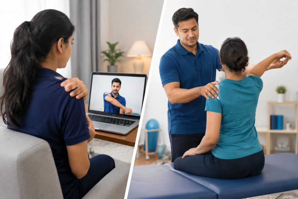 Online Physiotherapy vs Home Visit Physiotherapy